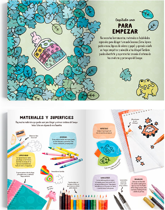 COMO DIBUJAR CRIATURAS LINDAS DEL BOSQUE4