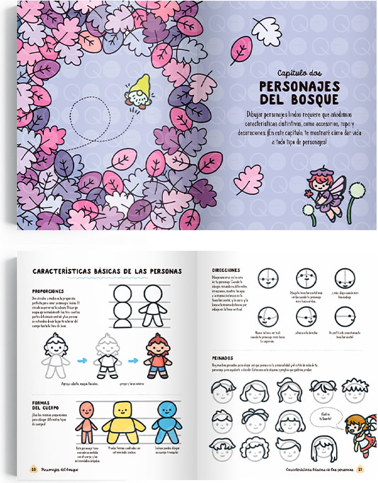 COMO DIBUJAR CRIATURAS LINDAS DEL BOSQUE2