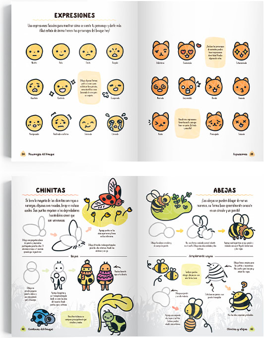 COMO DIBUJAR CRIATURAS LINDAS DEL BOSQUE3