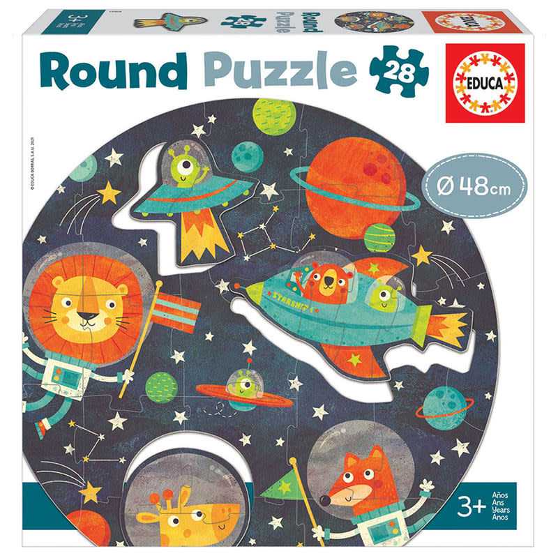 PUZZLE INFANTIL 28 PIEZAS EL ESPACIO1