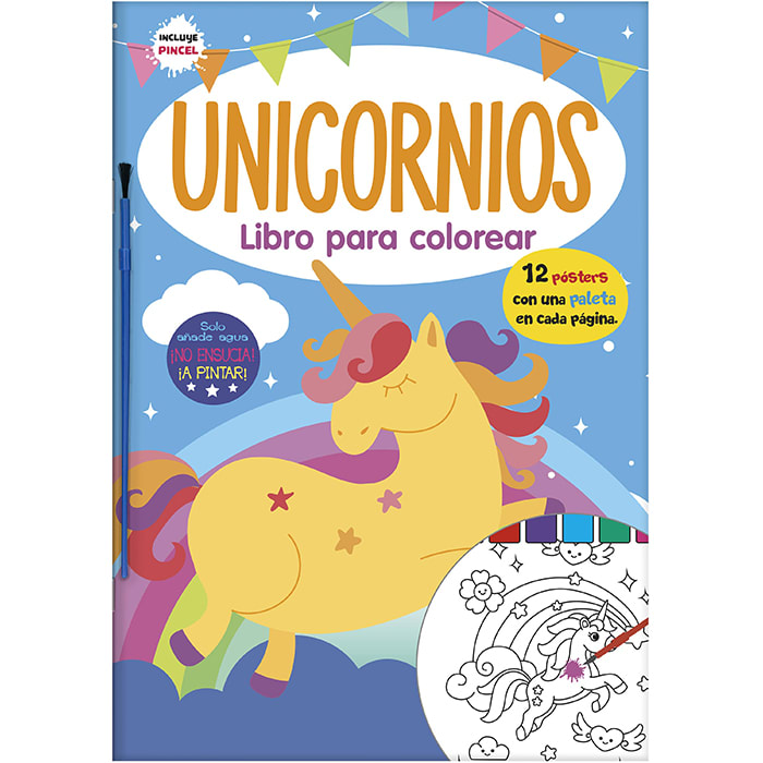 LIBRO PARA COLOREAR: UNICORNIO1