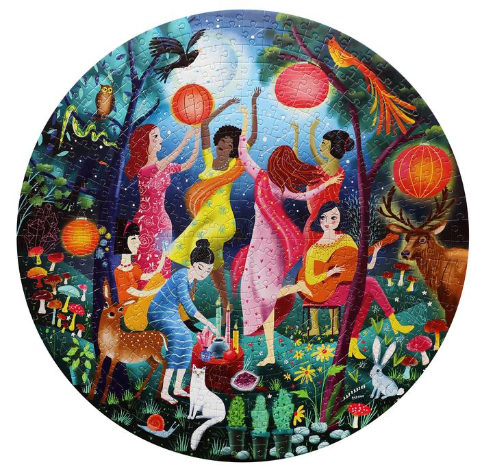 PUZZLE REDONDO 500 PIEZAS BAILE DE LA LUNA2