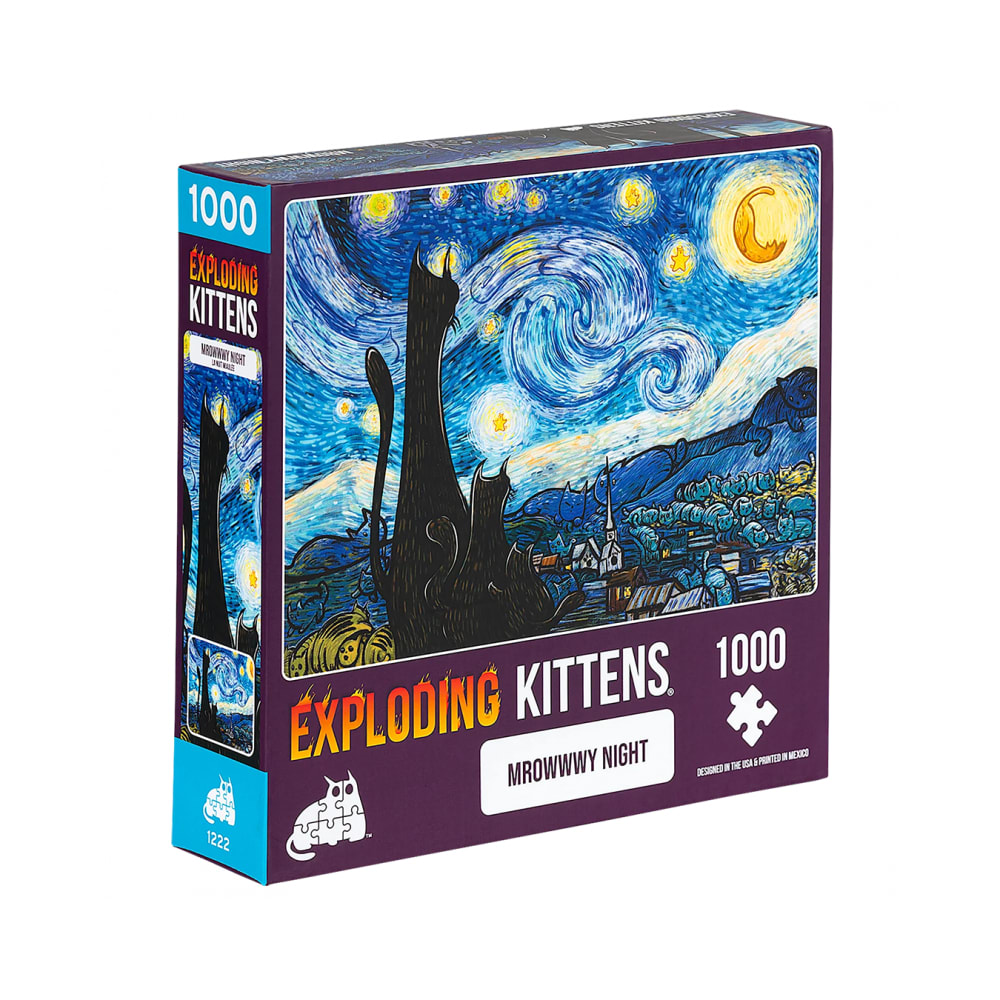 PUZZLE EXPLODING KITTENS 1000 PIEZAS MROWWWY NIGHT1