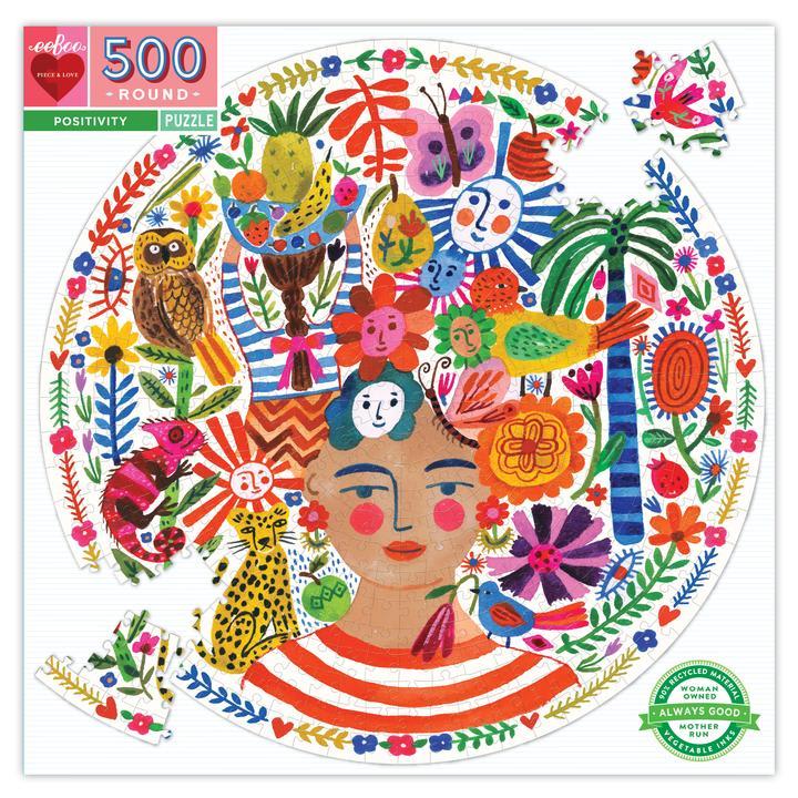 PUZZLE REDONDO 500 PIEZAS POSITIVIDAD1