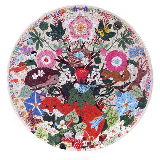 PUZZLE REDONDO 500 PIEZAS - ANIMALES DEL BOSQUE2