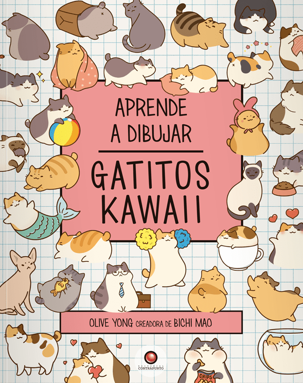 APRENDE A DIBUJAR - GATITOS KAWAII1