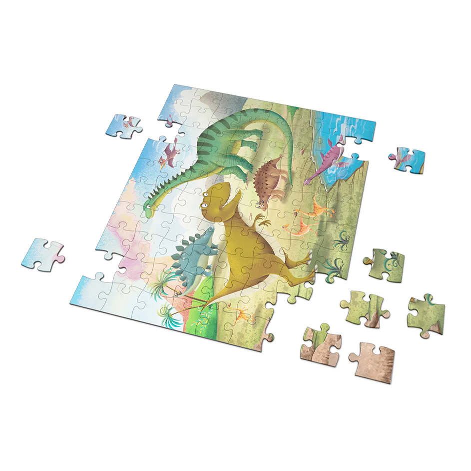 PUZZLE DINOSAURIOS 100 PZAS6
