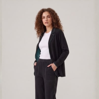 LOUNGEWEAR SET ELEONOR STORMY / BLACK3