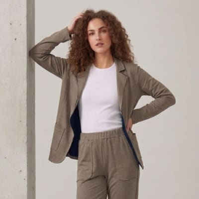 LOUNGEWEAR SET ELEONOR NAVY / MARRON5