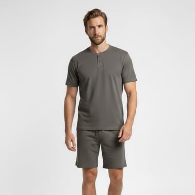 PIJAMA JAMES M/C CHARCOAL