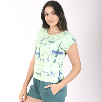 PIJAMA TRAVESIA ONIRICA JADE/VERDE OSCURO