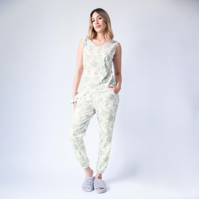 PIJAMA FRESCHEZZA VERDE CACTUS