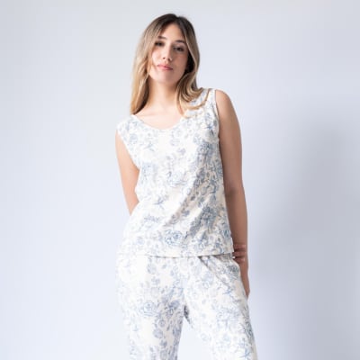 PIJAMA FRESCHEZZA POLVO AZUL