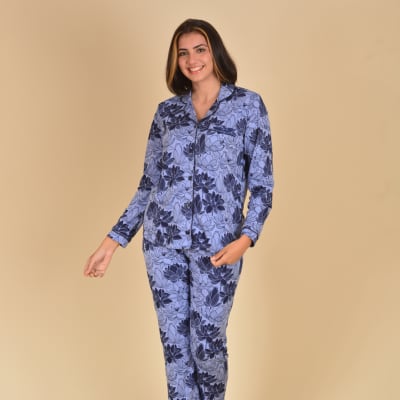 FLOR DE LOTO ELEGANZA AZUL1