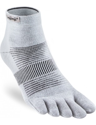 Injinji - Medias RUN Lightweight Mini-Crew Coolmax Gris