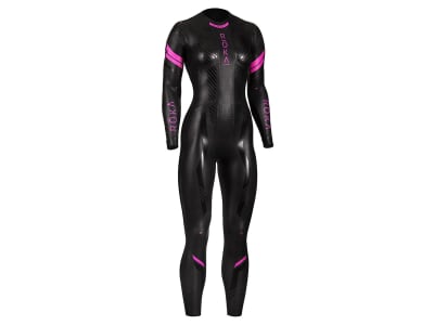 WOMEN WETSUIT MAVERICK PRO II  BLACK/MAGENTA
