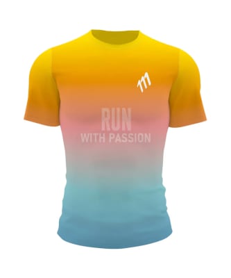 POLO RUNNING HOMBRE AMANECER MANGA CORTA