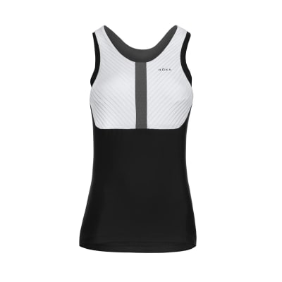WOMEN'S GEN II ELITE AERO SLEEVELESS TRI TOP - WHITE/BLACK
