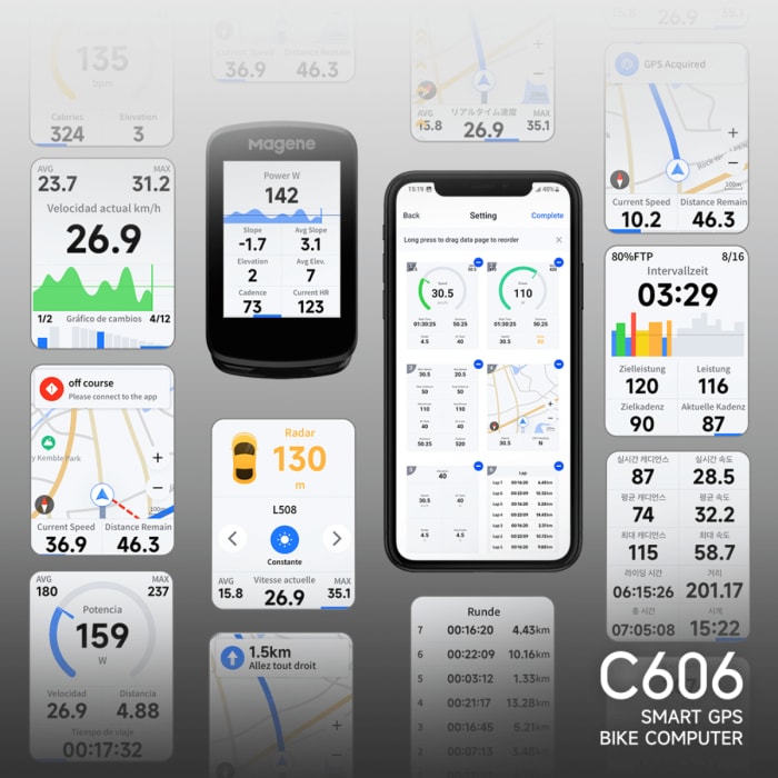 CICLOCOMPUTADOR C606 MAGENE2
