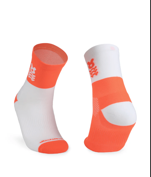 Medias Bunny Hop Bicolor Naranja1