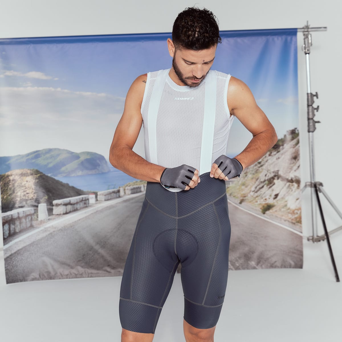 BIB SHORT C/T HOMBRE HARD ANTHRACITE3