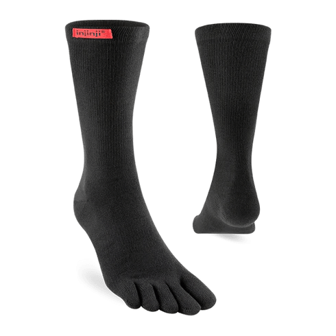 Injinji - Medias SPORT Crew Coolmax Negro1