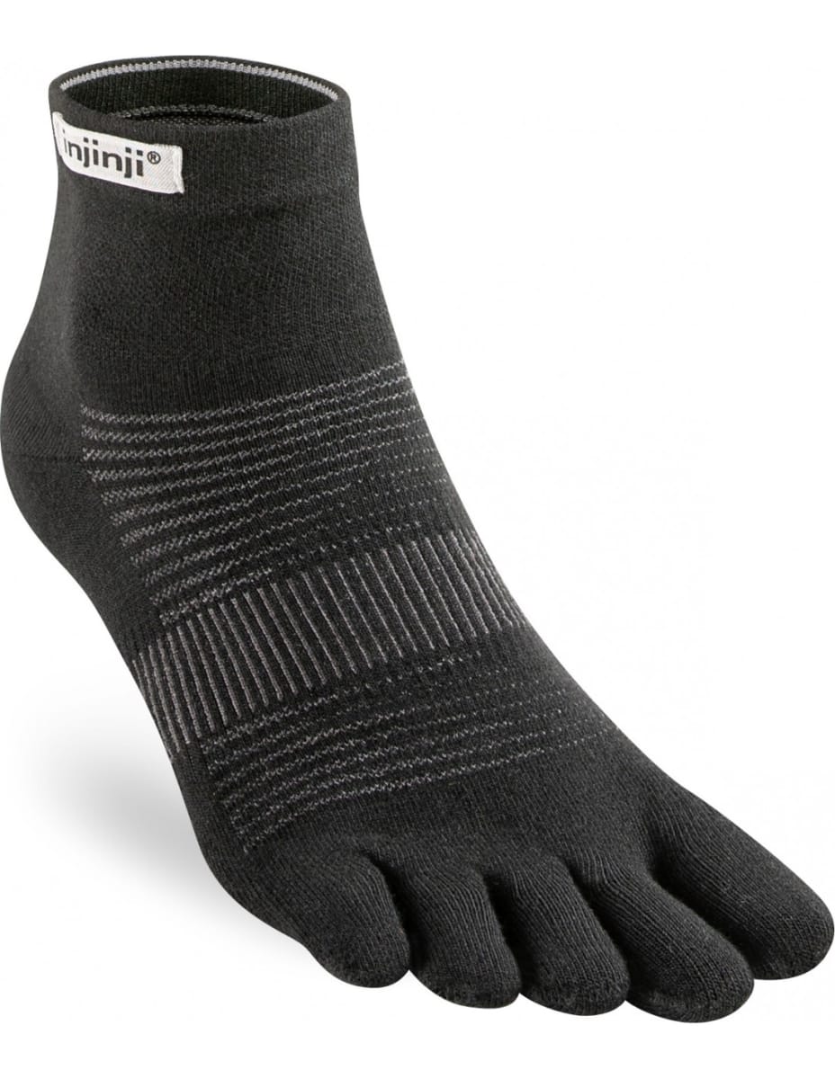 Injinji - Medias RUN Lightweight Mini-Crew Coolmax Negro1