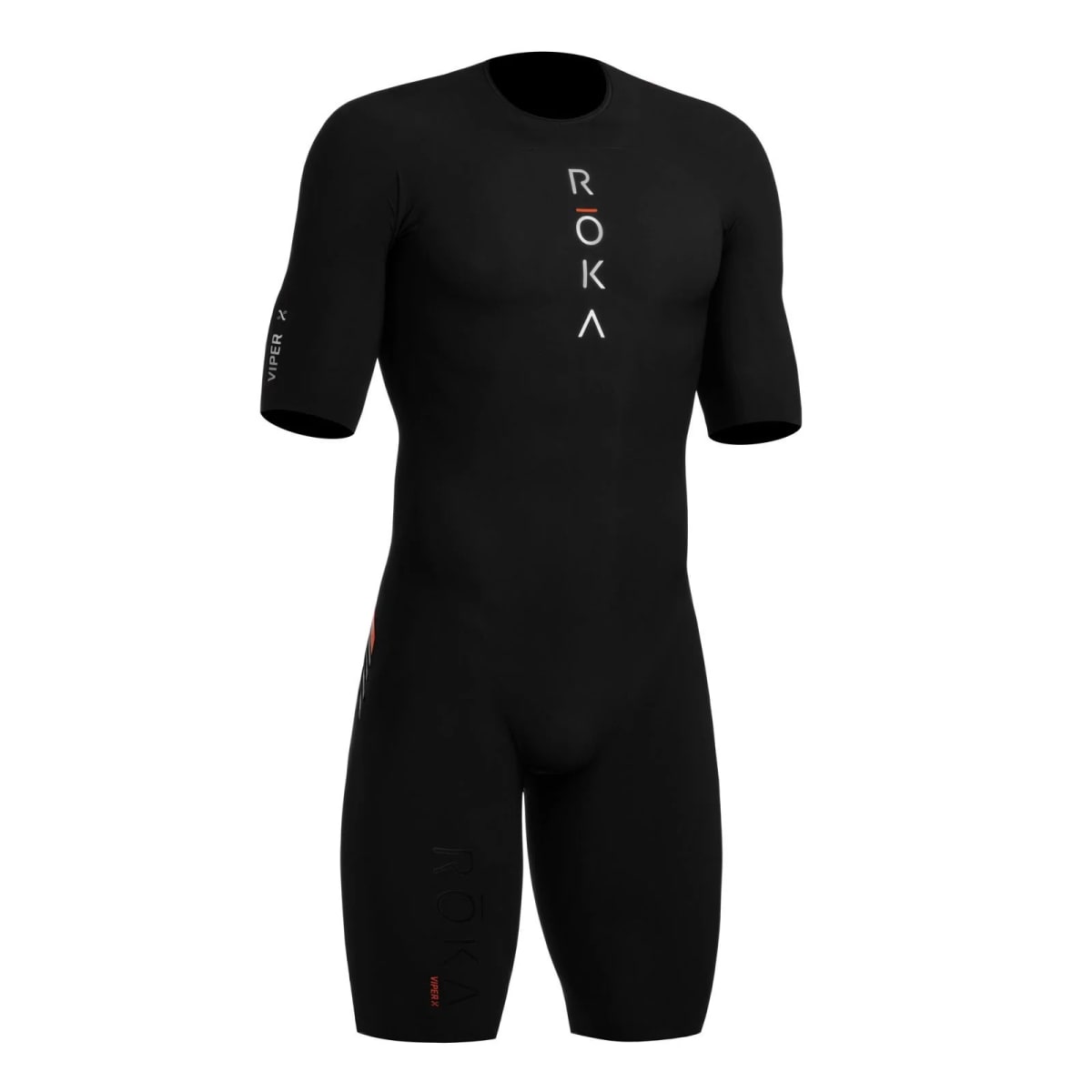 MEN VIPER ELITE SWIMSKIN MANGA CORTA  blk/red1