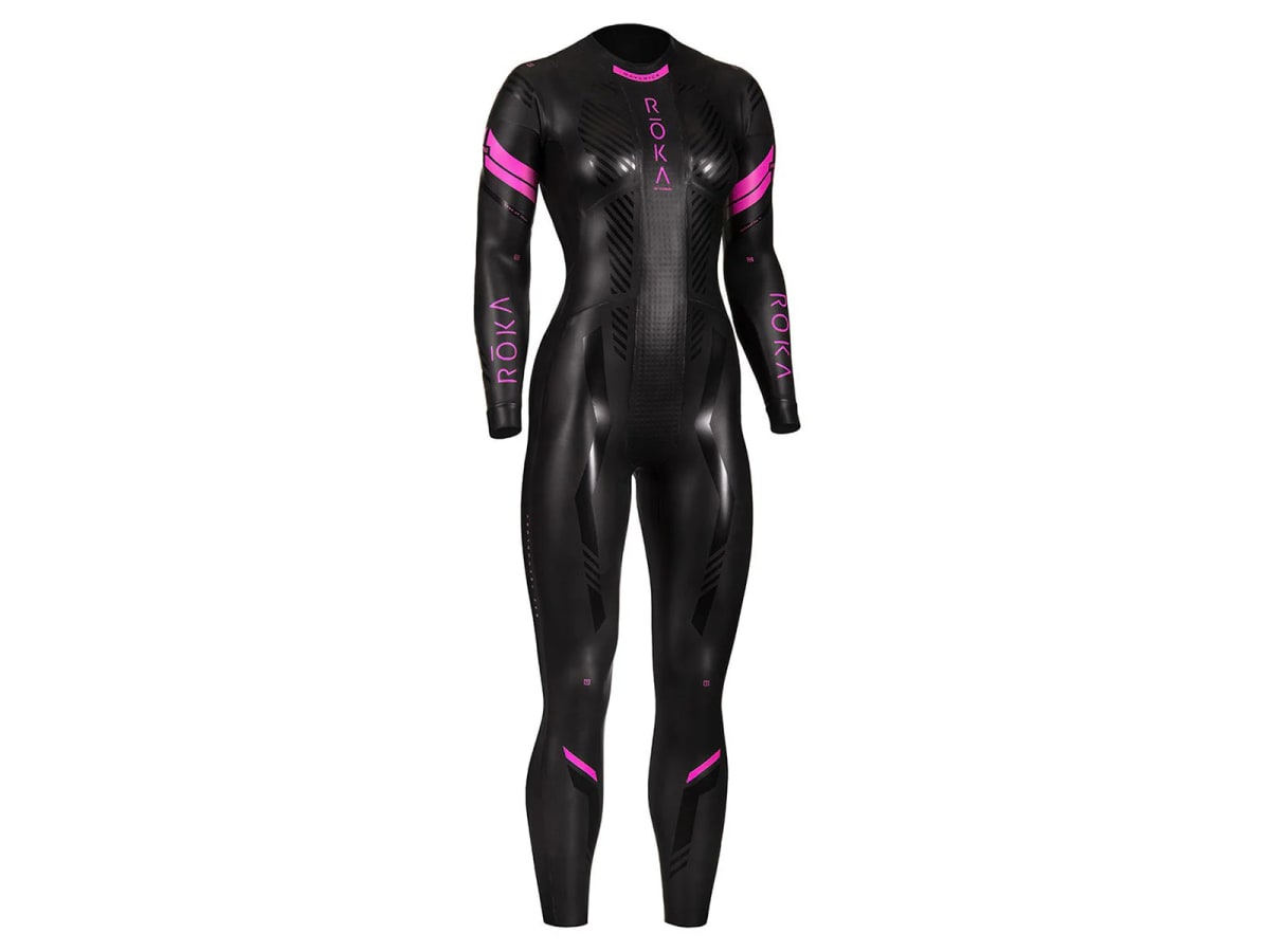 WOMEN WETSUIT MAVERICK PRO II  BLACK/MAGENTA1