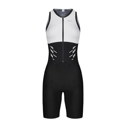 TRISUIT WOMEN ELITE AERO WHITE/BLACK2