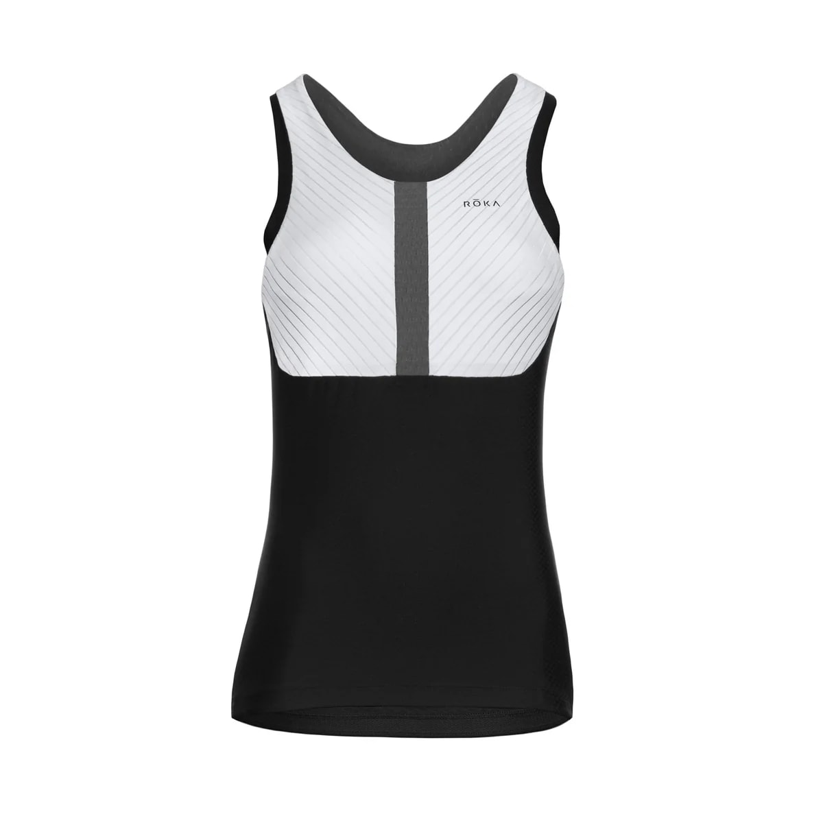 WOMEN'S GEN II ELITE AERO SLEEVELESS TRI TOP - WHITE/BLACK1