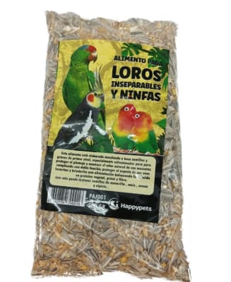 ALIMENTO LORO INSEPARABLES Y NINFA1