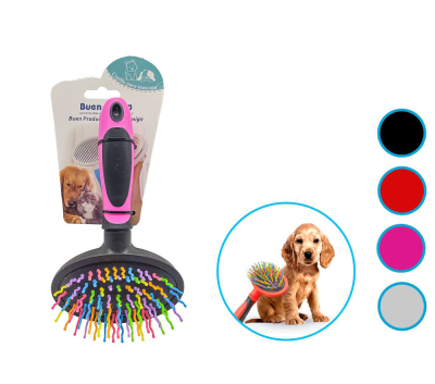 CEPILLO PLASTICO CERDAS DE COLERES