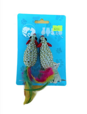 JUGUETE RATON COLA PLUMA