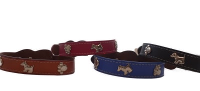 COLLAR CUERO CON TACHUELAS