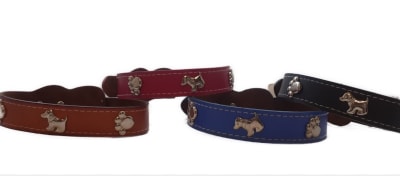 COLLAR PERRO CON TACHAS PATITAS Y PERRITO1