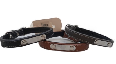 COLLAR CUERINA CON PLACA