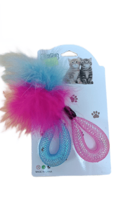 ARO MORDEDOR HILADO CON CASCABEL INTERNO Y PLUMAS