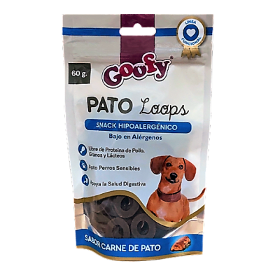 GOOFY SNACK HIPOALERGENICO PATO LOOPS