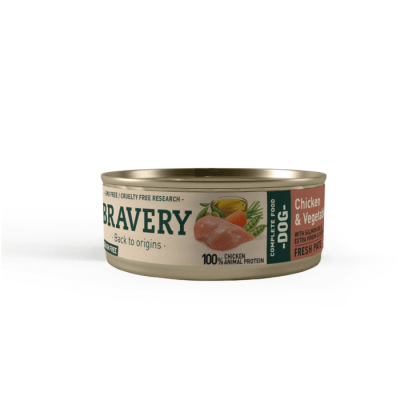 BRAVERY CHICKEN AND VEGETABLES ADULT DOG WET FOOD