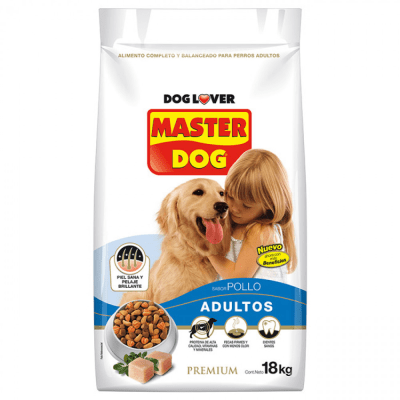MASTERDOG VETEADO POLLO ARROZ VEG