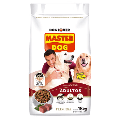 MASTERDOG VETEADO CARNE ARROZ VEG