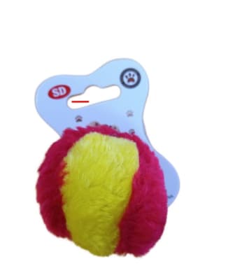 PELOTA PELUDA FORMA TENIS