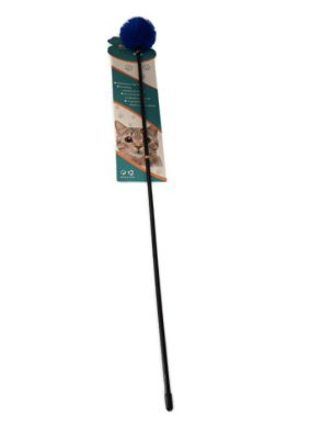 VARILLA CON POMPON Y TRES PLUMAS DE COLORES1