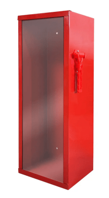 Gabinete Metálico Porta Extintor Vidrio a Romper con Martillo