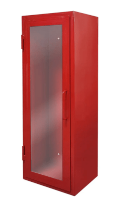 Gabinete Metálico Porta Extintor con Puerta de Vidrio