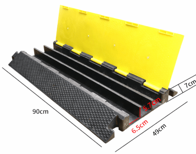 PROTECTOR DE CABLES DE 3 CANALES