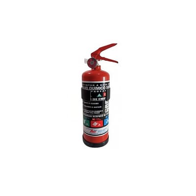 Extintor PQS ABC 1 Kg Certificado DS44 - Polvo Químico Seco