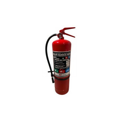 extintor 6 kilos pqs abc polvo quimico seco