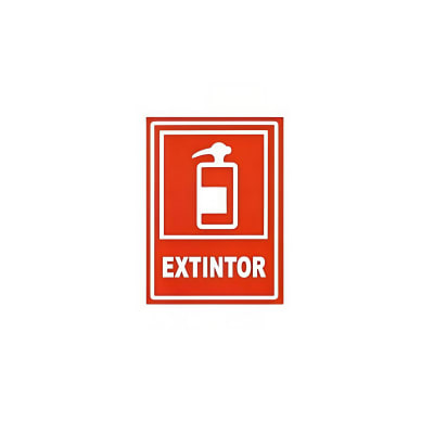 SEÑALETICA EXTINTOR PVC ADHESIVO
